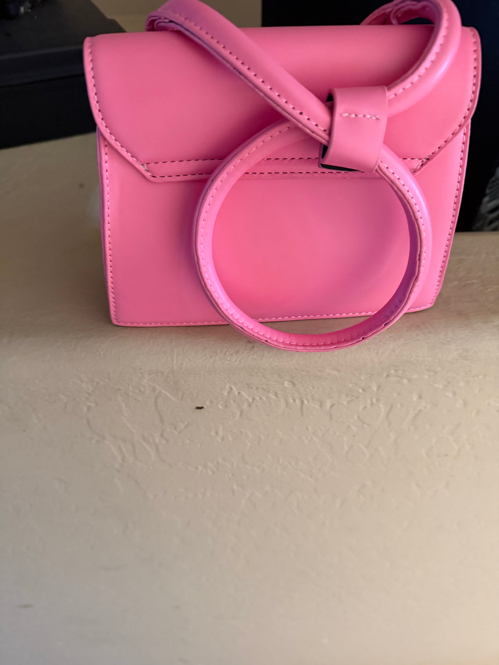 Jacquemus Le Chiquito Pink Leather Detachable Strap Mini Tote Bag
