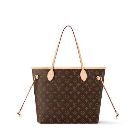 LOUIS VUITTON Neverfull MM Monogram Rose Beige M46975